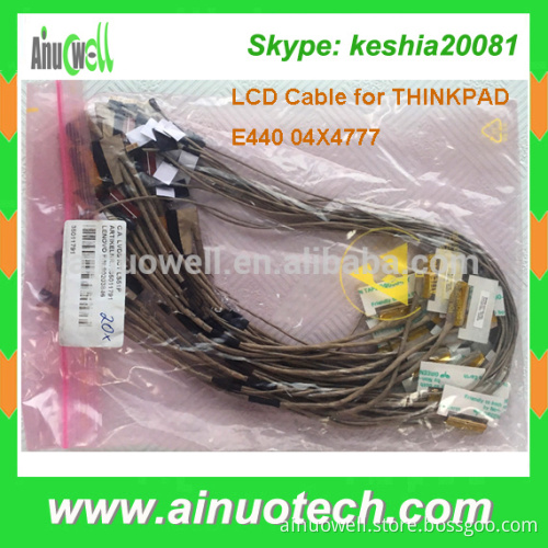 Laptop Flat Cable LCD Cable for THINKPAD E440 E430 E450 E540 laptop screen Lvds cable FRU 04X4777
